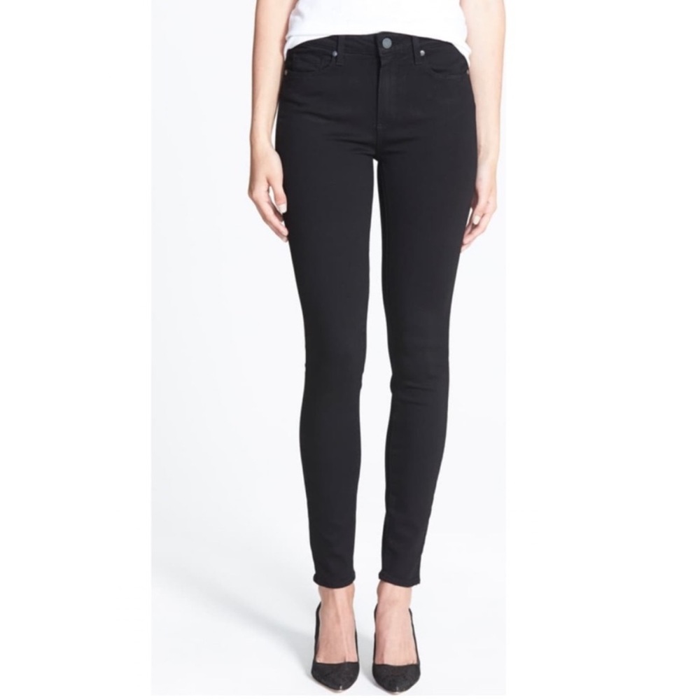PAIGE Women's Black Skinny Jeans